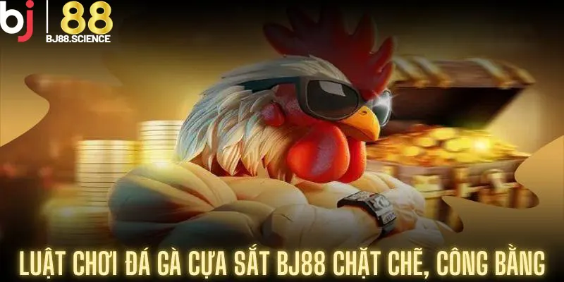 Luật chơi đá gà cựa sắt BJ88 chặt chẽ, công bằng